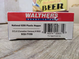 Walthers Rolling Stock HO Gauge DCLX National 6200 Plastic Hopper #8022 Minty!