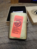 1995 Zippo Marlboro Country Store Bronco Solid Brass Gold Insert Lighter w/Box!