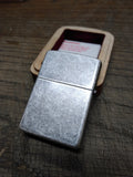 Vtg Unfired 1998 Zippo Camel Since 1913 Cigarette Lighter Silver Plate Wood Box!