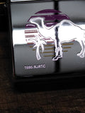 Vtg Unfired 1995 RJRTC Zippo Camel Oasis Cigarette Lighter Polished Chrome Box!