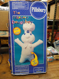 Vtg 1997 Poke My Tummy #41500 Pillsbury Doughboy Giggling Doll w/Box Works Good!