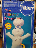 Vtg 1997 Poke My Tummy #41500 Pillsbury Doughboy Giggling Doll w/Box Works Good!