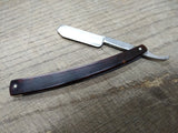 Vtg DIXIE MFG Co Straight Razor Union City Ga Shortened Blade Good Scales
