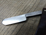 Vtg DIXIE MFG Co Straight Razor Union City Ga Shortened Blade Good Scales
