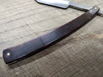 Vtg DIXIE MFG Co Straight Razor Union City Ga Shortened Blade Good Scales
