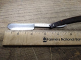 Vtg DIXIE MFG Co Straight Razor Union City Ga Shortened Blade Good Scales