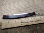 Vtg DIXIE MFG Co Straight Razor Union City Ga Shortened Blade Good Scales