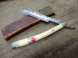 Vtg Red Point 684 Straight Razor Utica Knife & Razor Co Solingen Germany Ornate!
