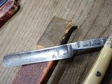 Vtg Red Point 684 Straight Razor Utica Knife & Razor Co Solingen Germany Ornate!