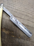 Vtg Red Point 684 Straight Razor Utica Knife & Razor Co Solingen Germany Ornate!