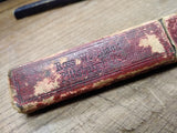 Vtg Ross W Black Keystone #66 Straight Razor Pittsburgh Pa w/Box Good Shape!