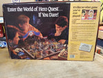 Vtg Milton Bradley HERO QUEST Game System w/Cards Dice Figures Instructions Box!