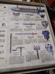 Vtg Milton Bradley HERO QUEST Game System w/Cards Dice Figures Instructions Box!