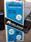 Vtg Midland 1972 3 Channel #13 274 Signal Transceiver Walkie Talkie Powers On