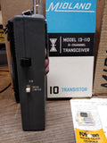 Vtg Midland 1965 2 Channel #13 110G Signal Transceiver Walkie Talkie Powers On