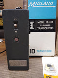 Vtg Midland 1965 2 Channel #13 110G Signal Transceiver Walkie Talkie Powers On