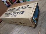 Vtg Midland 1965 2 Channel #13 110G Signal Transceiver Walkie Talkie Powers On