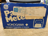 Vtg NOS General Electric Yokogawa  0-50 AC Amperes Panel Meter w/Original Box!