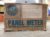 Vtg NOS General Electric 100-0-100 DC Milliamperes Panel Meter w/Original Box!