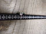 Vtg Women's 925 Sterling Silver Ring w/Large Jade Green Cabochon Size 7 Nice