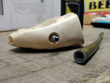 Vtg KIKO Natural Block African Meerschaum Smoking Tobacco Pipe Good Shape Rare!