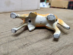 Vtg Diecast Metal Painted Horse with Fancy Saddle and Stirrups 2.5"