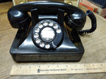 Vtg North Electric Mfg Co Black Table Desk Top Rotary Telephone Made In The USA!