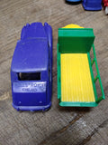 Vtg 5 Piece Hard Plastic Rolls Royce Fire Truck Jeep Lot w/Thomas Tanker Truck