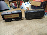 Vtg MARX O Gauge Wind Up Train 10 Pc Parts Repair Lot Pullman Rock Island NYC