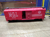 Vtg 2 Pc AHM HO Scale Box Car Lot Minneapolis St Louis Southern Pacific w/Boxes
