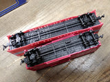 Vtg 2 Pc AHM HO Scale Box Car Lot Minneapolis St Louis Southern Pacific w/Boxes