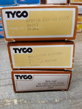 Vtg 3 Pc HO Scale TYCO Box Car Lot Ralston Purina Swift Burlington w/Boxes