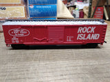 Vtg 4 Pc HO Scale Model Power Lot Tank Train Rio Grande UP Rock Island w/Boxes