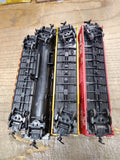 Vtg 4 Pc HO Scale Model Power Lot Tank Train Rio Grande UP Rock Island w/Boxes