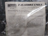 Vtg Sealed Monogram F 15 Strike Eagle 1/72 Scale #5434  Model Kit Instructions!