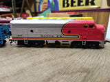 Vtg Bachmann HO Gauge Santa Fe 307 Diesel Engine Train Set Cars Track Boxes Runs