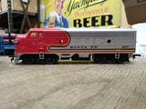 Vtg Bachmann HO Gauge Santa Fe 307 Diesel Engine Train Set Cars Track Boxes Runs