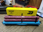 Vtg Bachmann HO Gauge Santa Fe 307 Diesel Engine Train Set Cars Track Boxes Runs