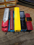 Vtg Bachmann HO Gauge Santa Fe 307 Diesel Engine Train Set Cars Track Boxes Runs