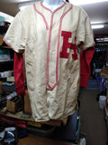 Vtg 1940s Macgregor Baseball Jersey Mens Sz 36 Butler PA Norbs Service Grocery
