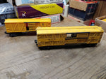 Vtg Lionel Trains O Gauge Cattle Car Lot NYC White Metal 63561 Lionel Lines 6656