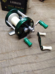 Vtg Bronson Lashless 1710 Level Winding Casting Fishing Reel w/Instructions Box
