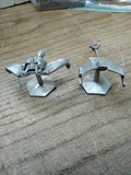 Star Trek 1991 Rawcliffe Pewter Klingon RF792 Bird Of Prey RF788 Battle Cruiser