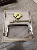 Vtg 1962 American Device Post Office Mail Box Door Hinge Swings 6.5" x 5.75"