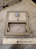 Vtg 1962 American Device Post Office Mail Box Door Hinge Swings 6.5" x 5.75"