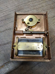 Vtg 1960's Brass Post Office Mail Box Door Hinge Swings 5.25" x 3.75" Good Shape