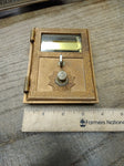 Vtg 1960's Brass Post Office Mail Box Door Hinge Swings 5.25" x 3.75" Good Shape