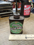 Vtg General Petroleum Corp Gasoline and Lubricants 1/2 Pint Thumb Oiler Can!