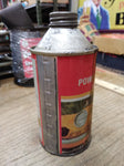 Vtg Gold Eagle Power Steering Fluid 12 Ounce 3/4 Full Cone Top Can!