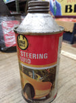 Vtg Gold Eagle Power Steering Fluid 12 Ounce 3/4 Full Cone Top Can!